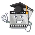 Graduation film stirep in the characater shape