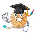 Graduation garden water hose cartoon