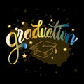 Graduation hand drawn lettering