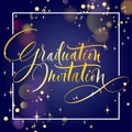 Graduation Invitation Hand Lettering