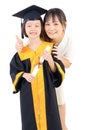 Graduation kid Royalty Free Stock Photo