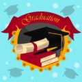 Graduation objects illustration