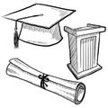 Graduation objects sketch