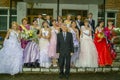 Graduation party in a rural school in Kaluga region of Russia.