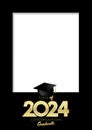 Graduation photo frame A4, Class of 2024