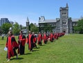 Graduation procession Royalty Free Stock Photo