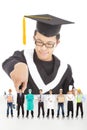 Graduation student choose his career in the future