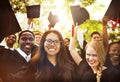 Graduation Student Commencement University Degree Concept Royalty Free Stock Photo