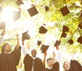 Graduation Student Commencement University Degree Concept Royalty Free Stock Photo