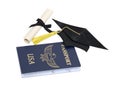 Graduation travels Royalty Free Stock Photo