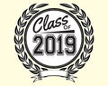 Graduation vector Class of 2019 Congrats grad Congratulations Graduate Royalty Free Stock Photo