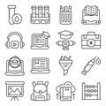 Pack of Graduation Linear Icons