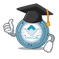 Graduation Waves coin character cartoon