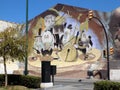 Graffiti in Adolfo Suarez Boulevard-Malaga -ANDALUSIA