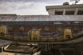 Graffiti-Adorned Abandoned Airplane Detail