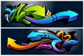 Graffiti Arrows Banners