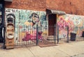 Graffiti art at Williamsburg in Brooklyn
