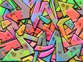 Graffiti Background Royalty Free Stock Photo