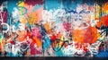 graffiti background texture modern Royalty Free Stock Photo