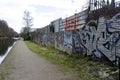 Graffiti on Birmingham canal