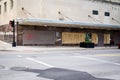 Graffiti on a Boarded Up Window of the Historic Lazarus building in Downtown Columbus After Protests of the Death of George Floyd