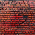 Graffiti canvas Red brick wall pattern texture, ideal for inscriptions