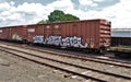 Graffiti Cars at North Carolina Transportation Museum