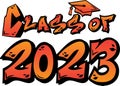 A2 Graffiti Class of 2023 orange logo