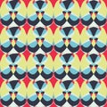 Graffiti colored polygons seamless pattern Royalty Free Stock Photo