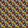 Graffiti colored polygons seamless pattern Royalty Free Stock Photo