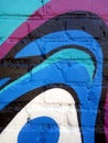Graffiti, Multi-colored abstract graffiti texture