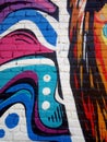 Graffiti, colored wall, Multi-colored abstract graffiti