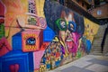 Graffiti in Comuna 13, Medellin Royalty Free Stock Photo