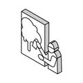 graffiti crime isometric icon vector illustration Royalty Free Stock Photo