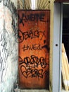 Graffiti Door Royalty Free Stock Photo