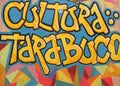 Graffiti on a wall in Tarabuco Royalty Free Stock Photo
