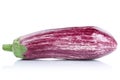 Graffiti eggplant aubergine vegetable isolated on white Royalty Free Stock Photo