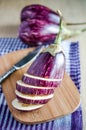 Graffiti Eggplants Royalty Free Stock Photo