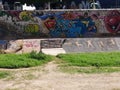 Graffiti in Guadalmedina river-Malaga-Andalusia