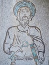 Graffiti of holy Petrus with a key to heaven