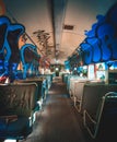 Graffiti Inside Abandoned Rail Car Royalty Free Stock Photo