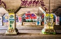 Graffiti inside Krog Street Tunnel in Atlanta, Georgia. Royalty Free Stock Photo