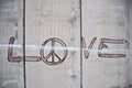 Graffiti on Israeli Separation Barrier Royalty Free Stock Photo