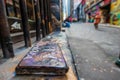 Graffiti in Melbourne Hosier Lane Royalty Free Stock Photo