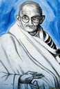 Graffiti of Mahatma Gandhi