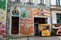 Graffiti and murals in a neighborhood of Berlin