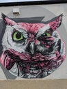Graffiti owl Royalty Free Stock Photo