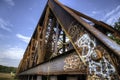Graffiti On Old Rusty Train Bridge Royalty Free Stock Photo
