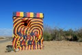 Slab city, entrance paintings, Graffiti paintings Royalty Free Stock Photo