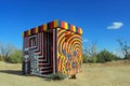 Welcome to Slab city, entrance paintings, Graffiti paintings Royalty Free Stock Photo